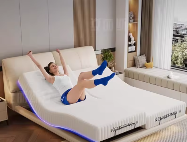 Luxury Split King Smart Adjustable Bed