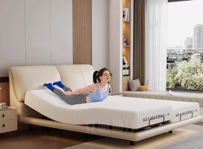Luxury Split King Smart Adjustable Bed