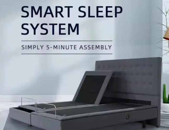 Luxury Zero Gravity Split King Electric Adjustable Bed