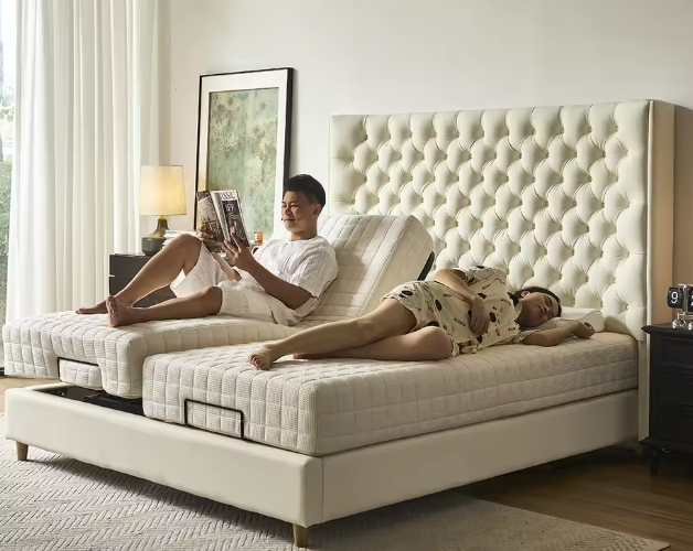 Premium King Size Smart Adjustable Bed with Zero Gravity Function
