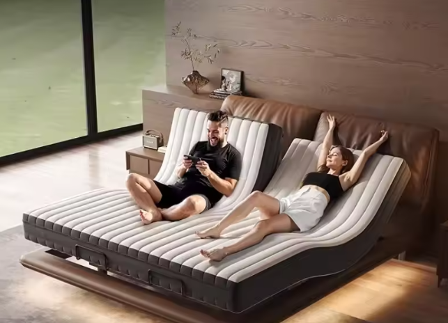 Luxury Multifunctional King Size Adjustable Bed Frame
